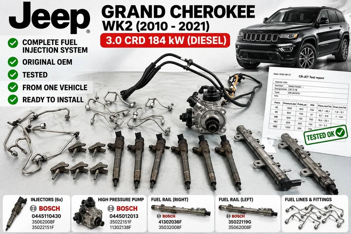 Inyectores Jeep Grand Cherokee 3.0 CRD 0445012013