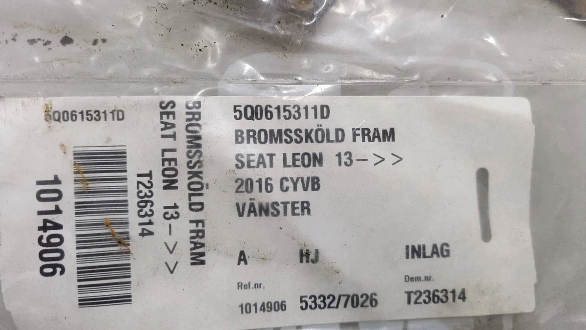 Abdeckung Bremsscheibe Seat Leon 5Q0615311D image 3