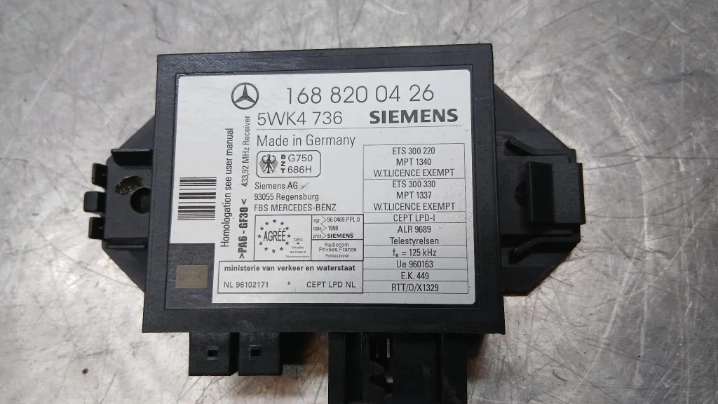 Immobilisaattorimoduuli Mercedes-Benz W168 1688200426