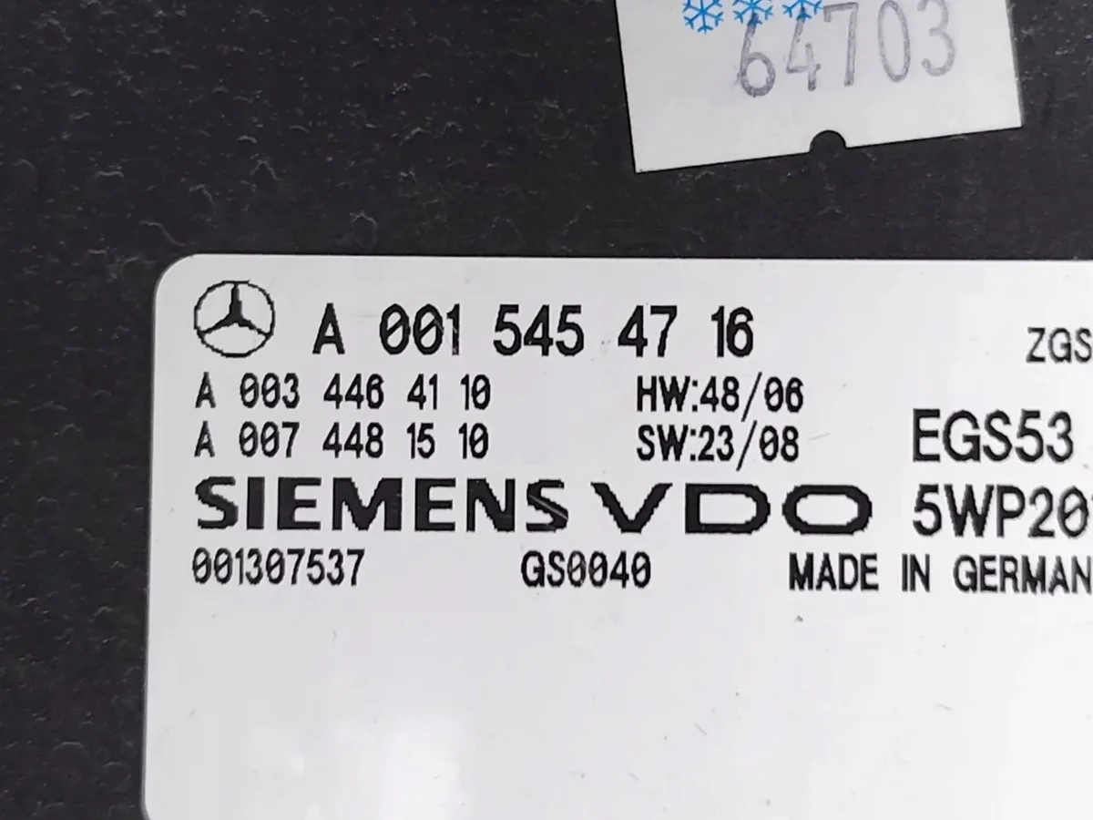 Ohjausyksikkö vaihteistolle Mercedes-Benz A0015454716 thumbnail 7