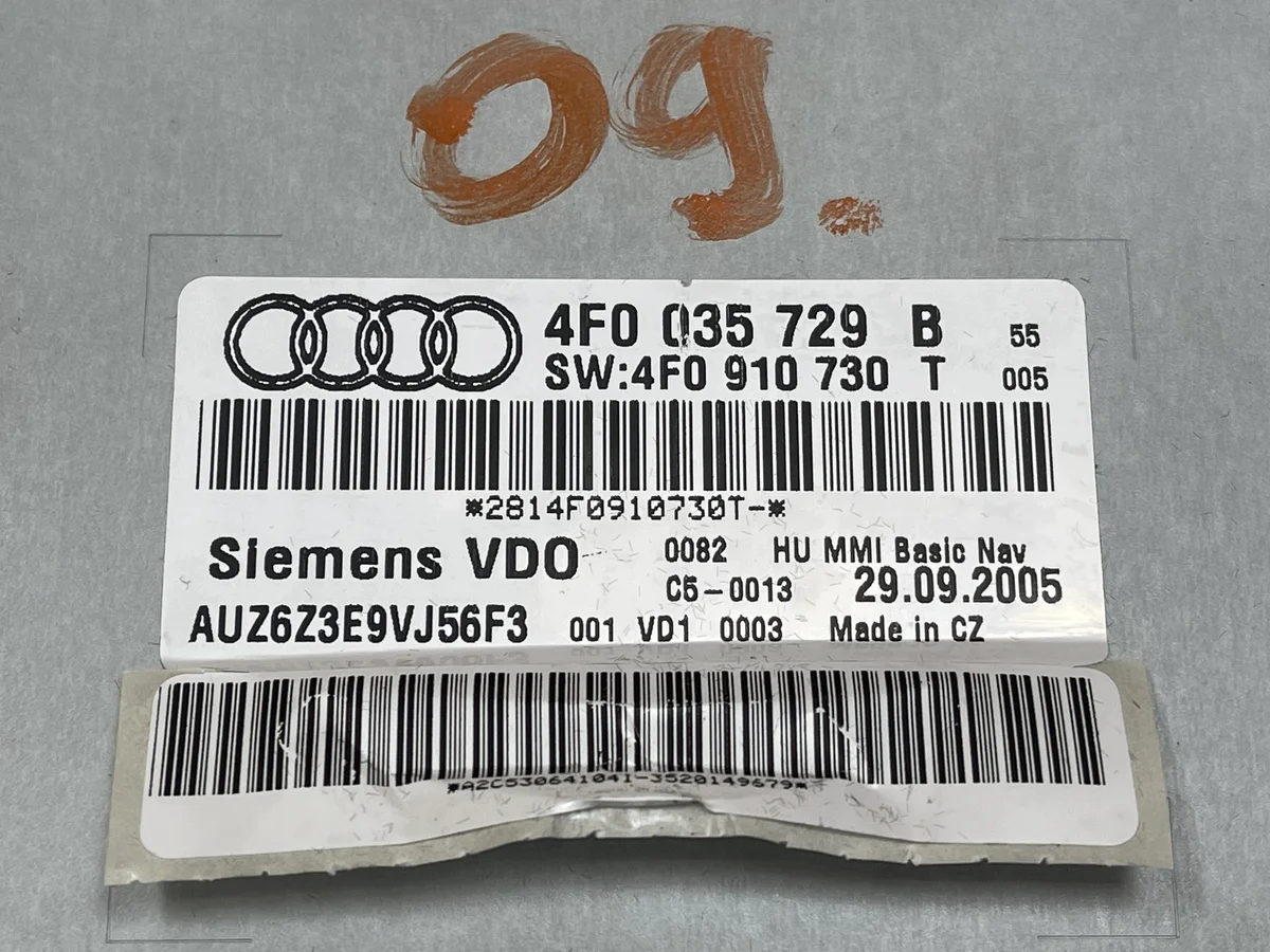 Lector CD Audi A6 C6 4F0035729B 2004-2008 image 3