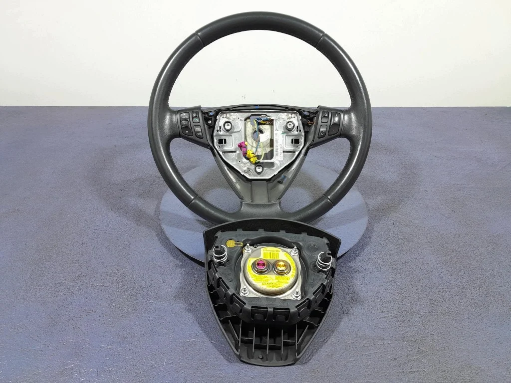 SAAB 9-3 II Volant cuir multifonction 12783360 image 6