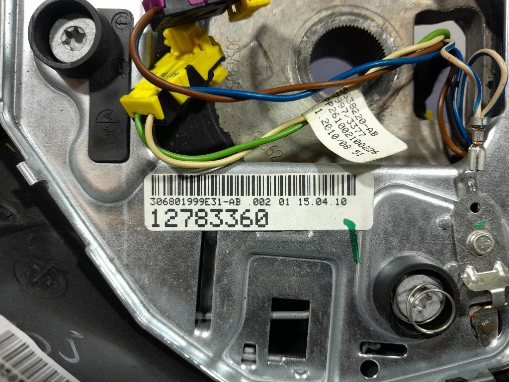 SAAB 9-3 II Volant cuir multifonction 12783360 image 7
