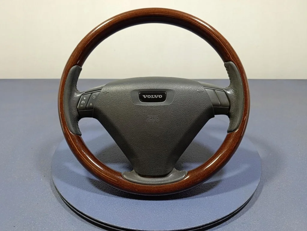 Volvo V70 II Volante Madeira Multifunção Airbag 08666887