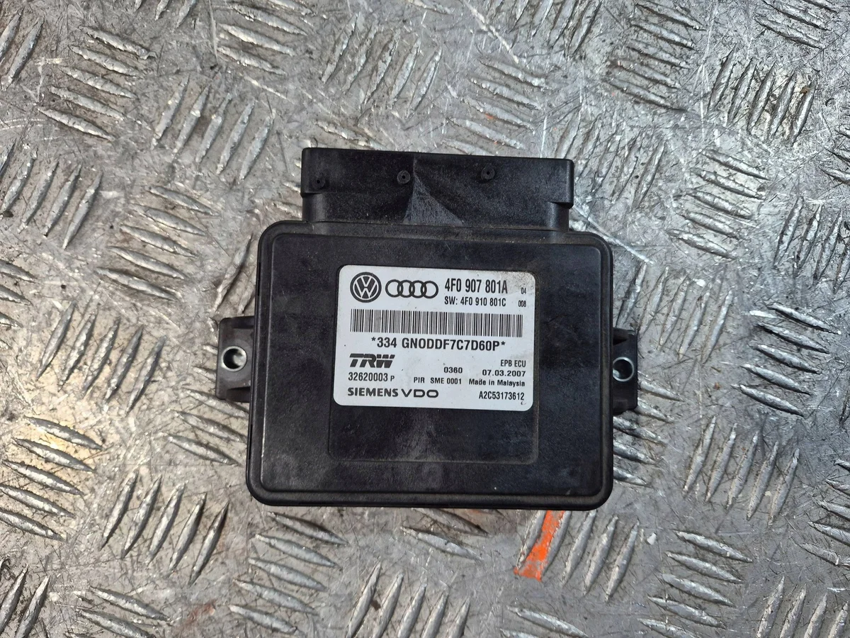Unidade de Comando Travão de Mão Audi A6 C6 4F0907801A A2C53173612