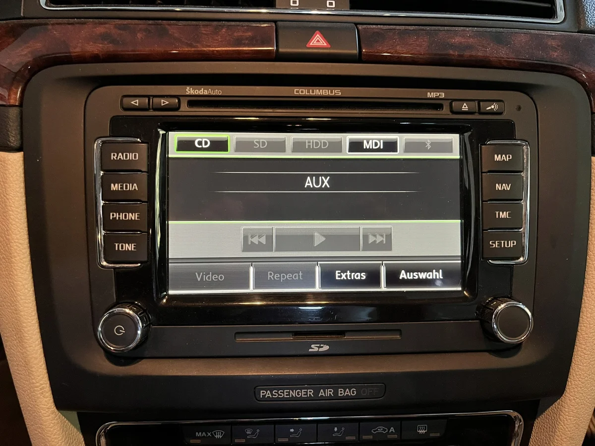 Radio Navigation Navi Columbus MP3 Skoda Superb II 3T0035680E thumbnail 3