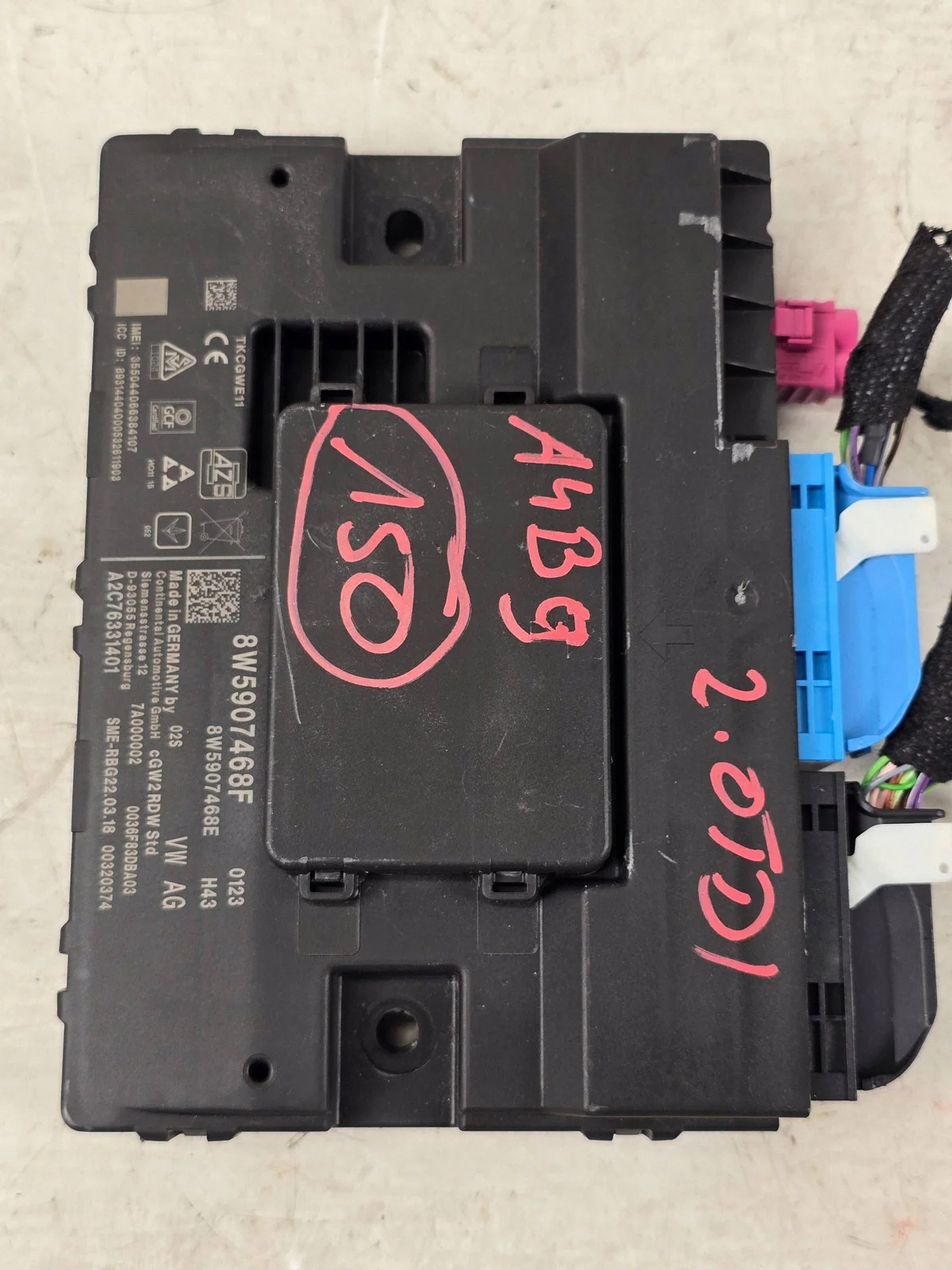 Gateway Control Unit Audi A4 B9 A5 8W 8W5907468F image 5