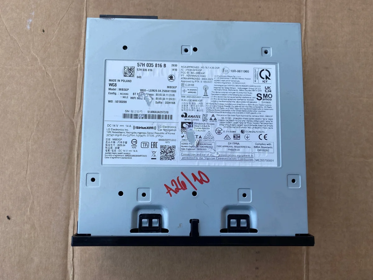 Skoda Kodiaq 57H Module Navigation 57H035816B