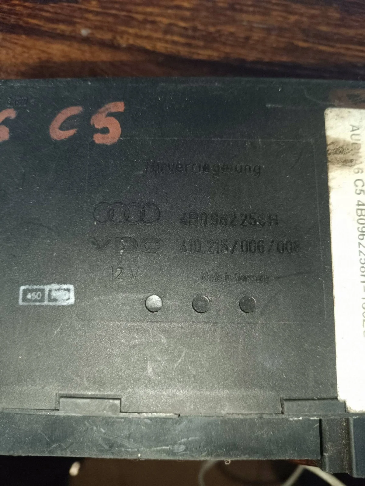 Komfortmodul Audi A6 S6 C6 4F 4B0962258H image 4