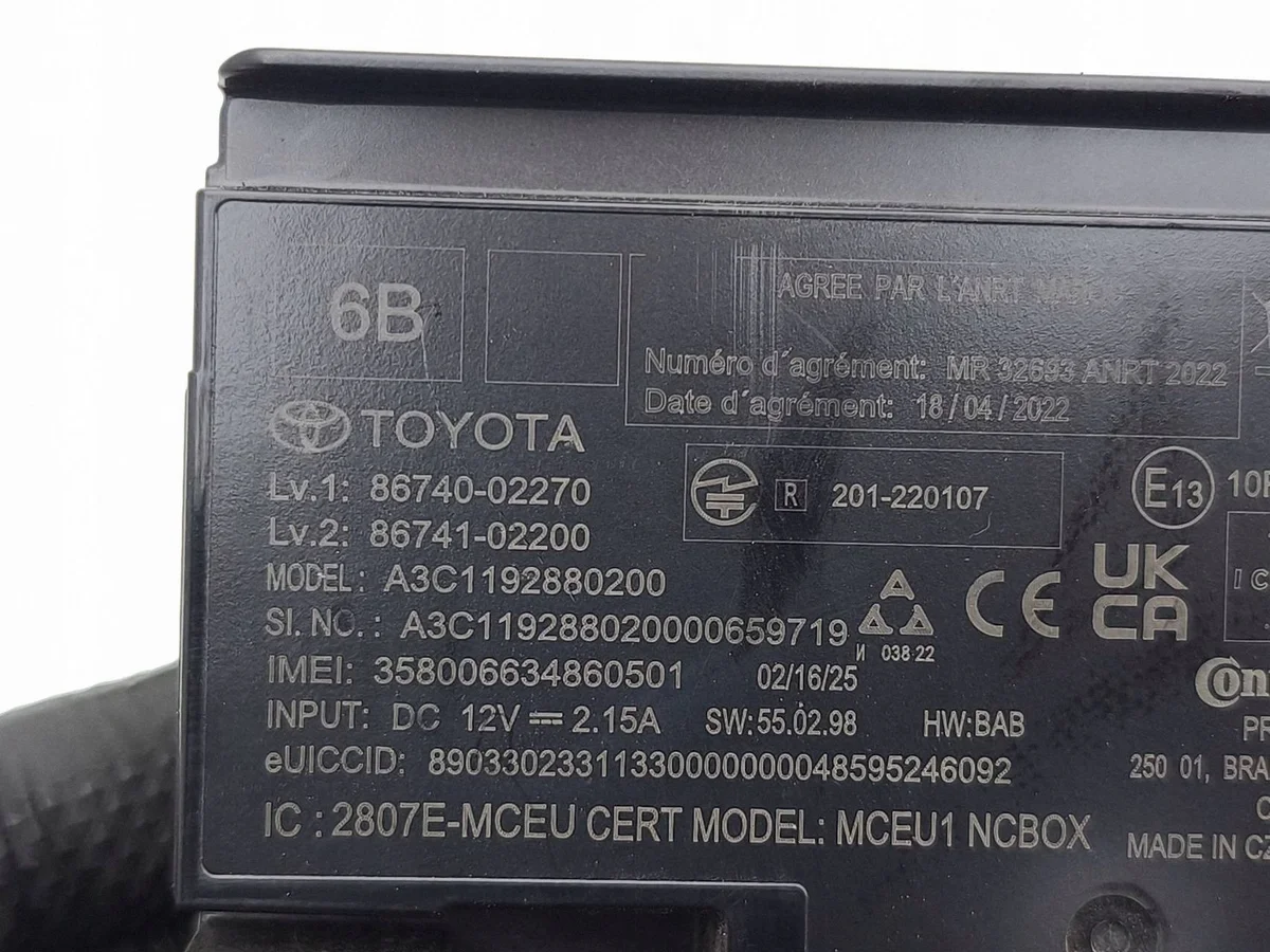 Steuergerät Telefonmodul Toyota C-HR II 8674002270 image 7