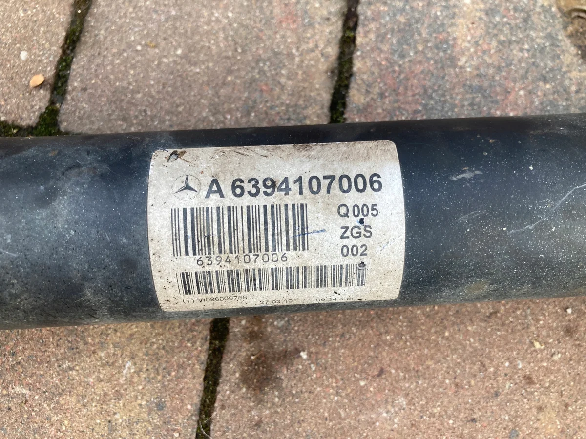 Drive Shaft Mercedes-Benz Vito/Viano A6394107006
