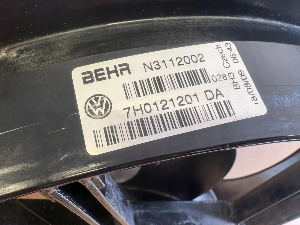 Radiateurventilator Volkswagen T5 7H0121207 image 8