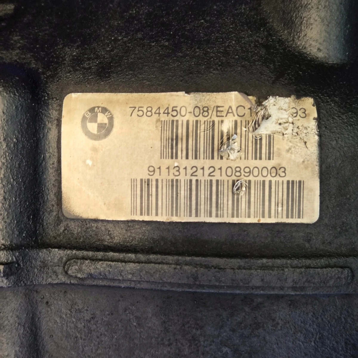 BMW 5 F10 F11 Differential hinten 7584450 image 4