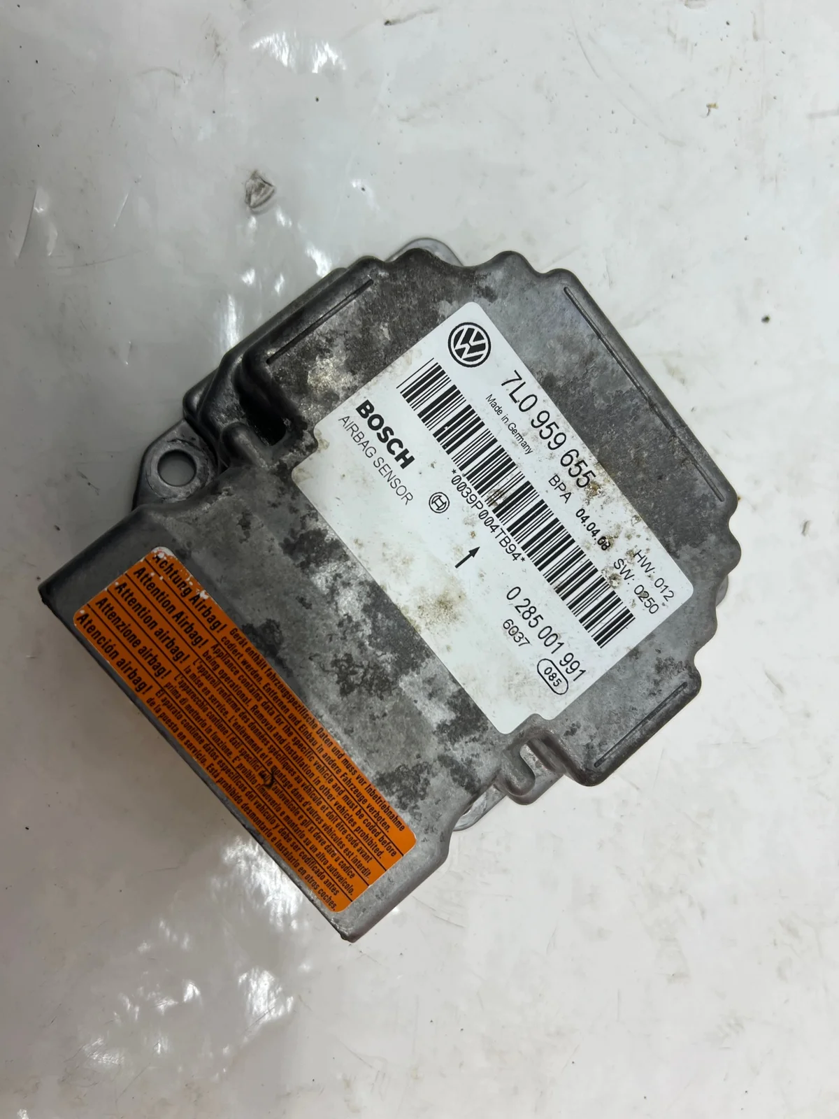 VW Touareg I 7L Capteur Airbag 7L0959655
