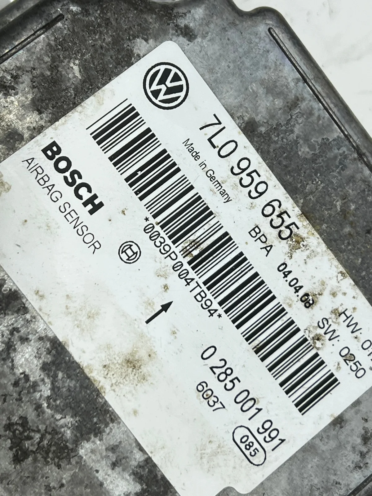 VW Touareg I 7L Capteur Airbag 7L0959655