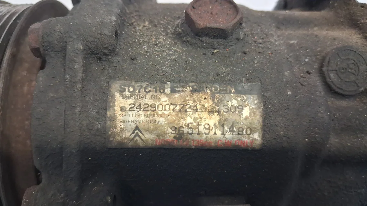 Klimakompressor Peugeot 307 1.6 HDI 9651911480 307LIFT16HDIPOMPAKLIMY thumbnail 4