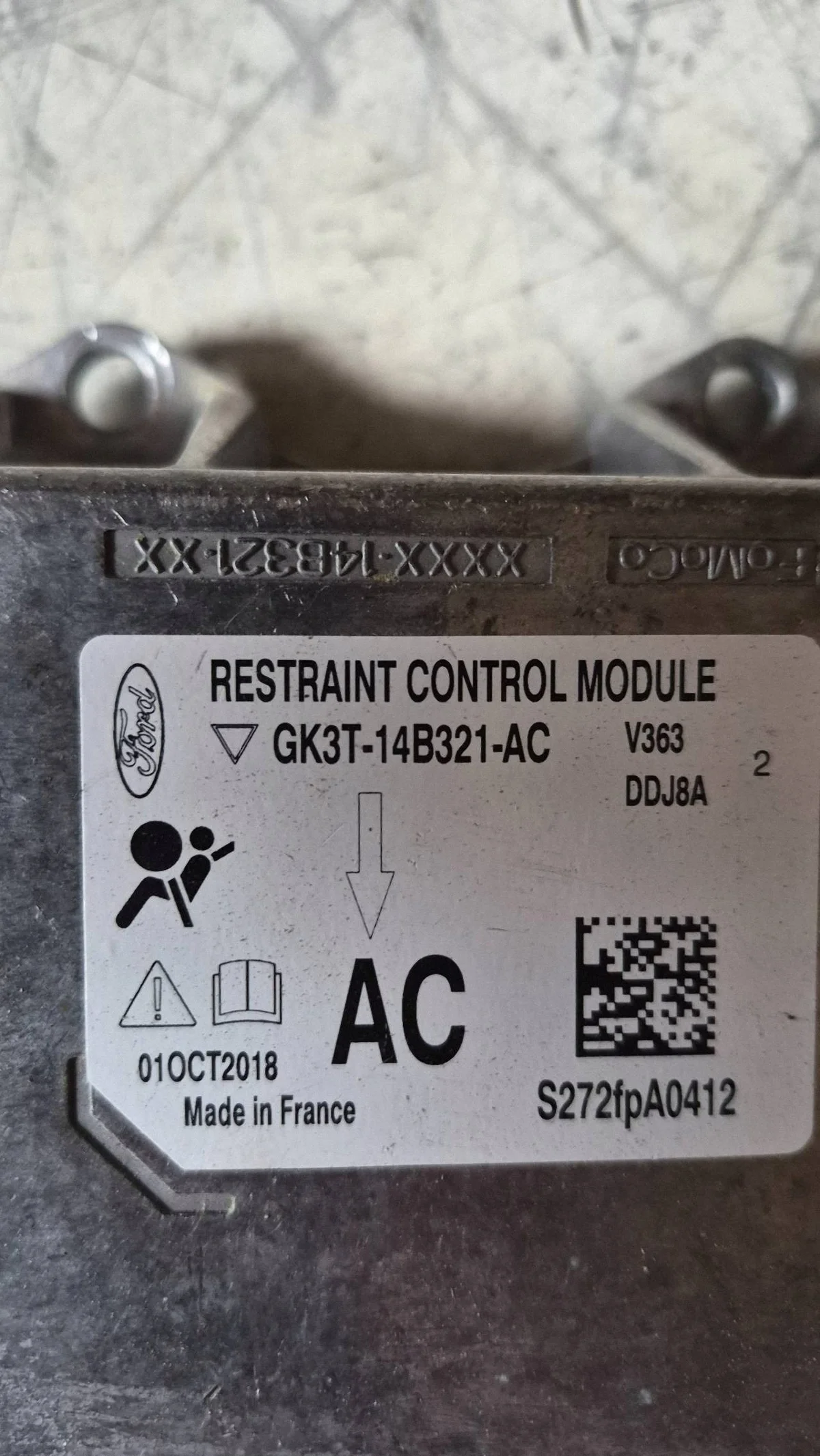 Centralina Airbag Ford Transit GK3T14B321AC thumbnail 4