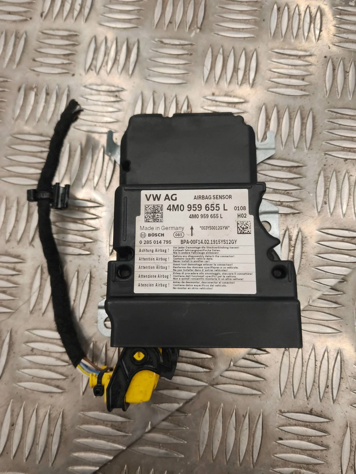 Audi Q7 4M Calculateur airbag 4M0959655L