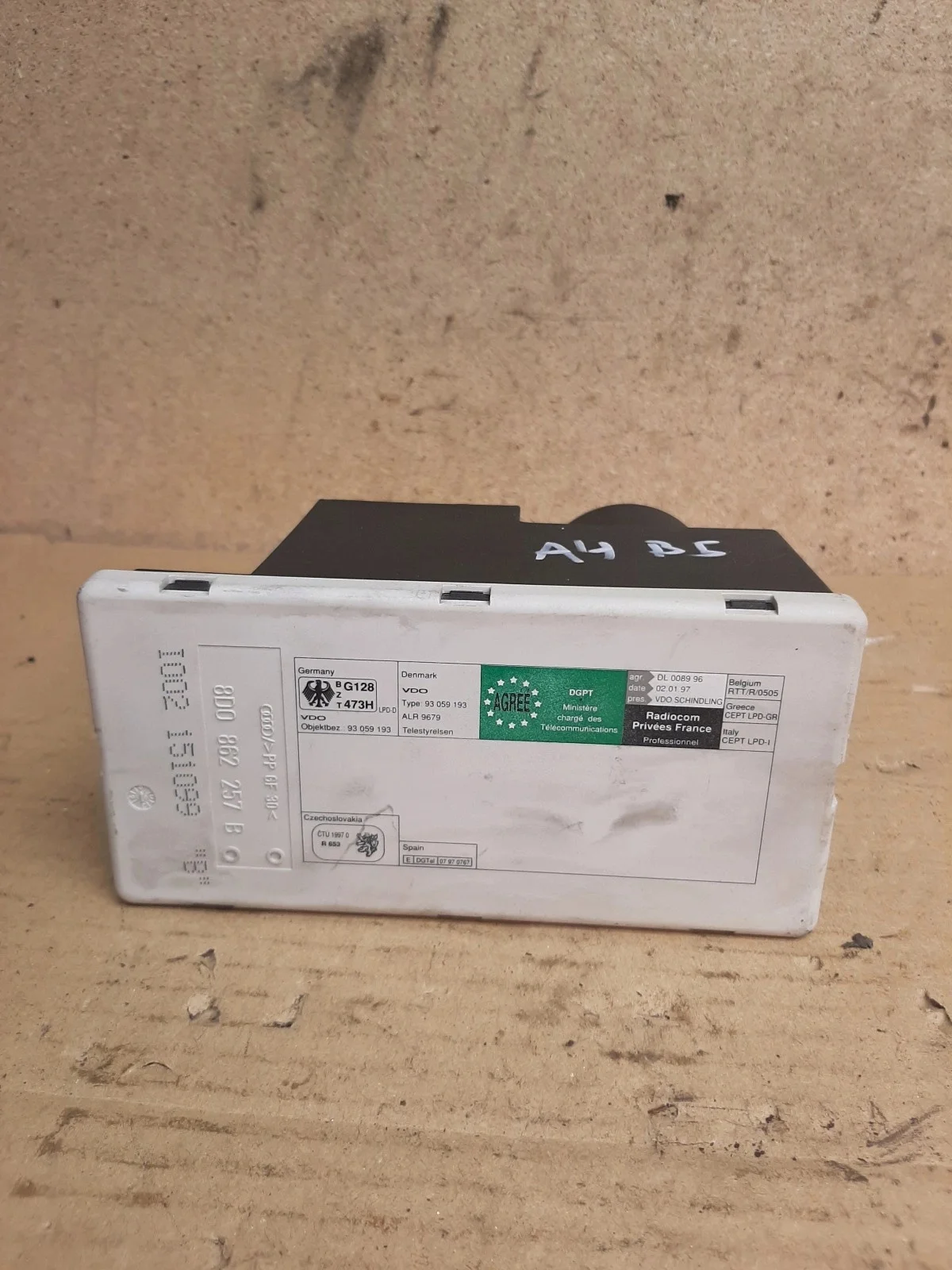 Pompa chiusura centralizzata Audi A3 8L 8D0862257B 7123511