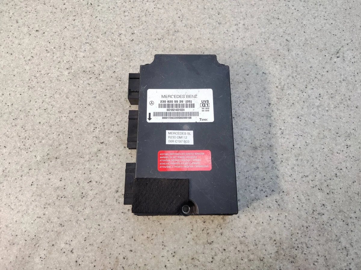 Unidade de Comando Teto Mercedes SL R230 2308205526