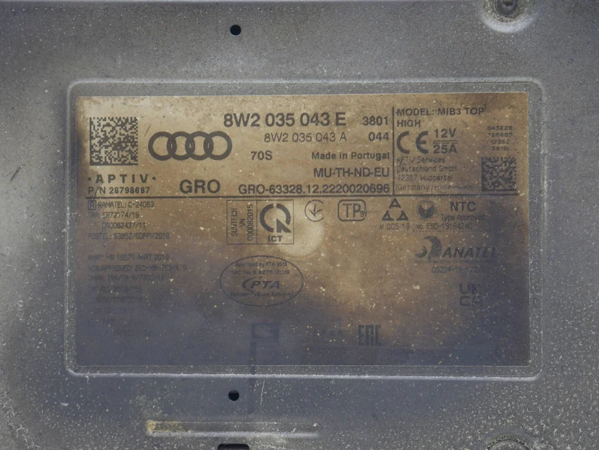 Lector Multimedia Audi A4 B9 A5 F5 WAH48362 image 4