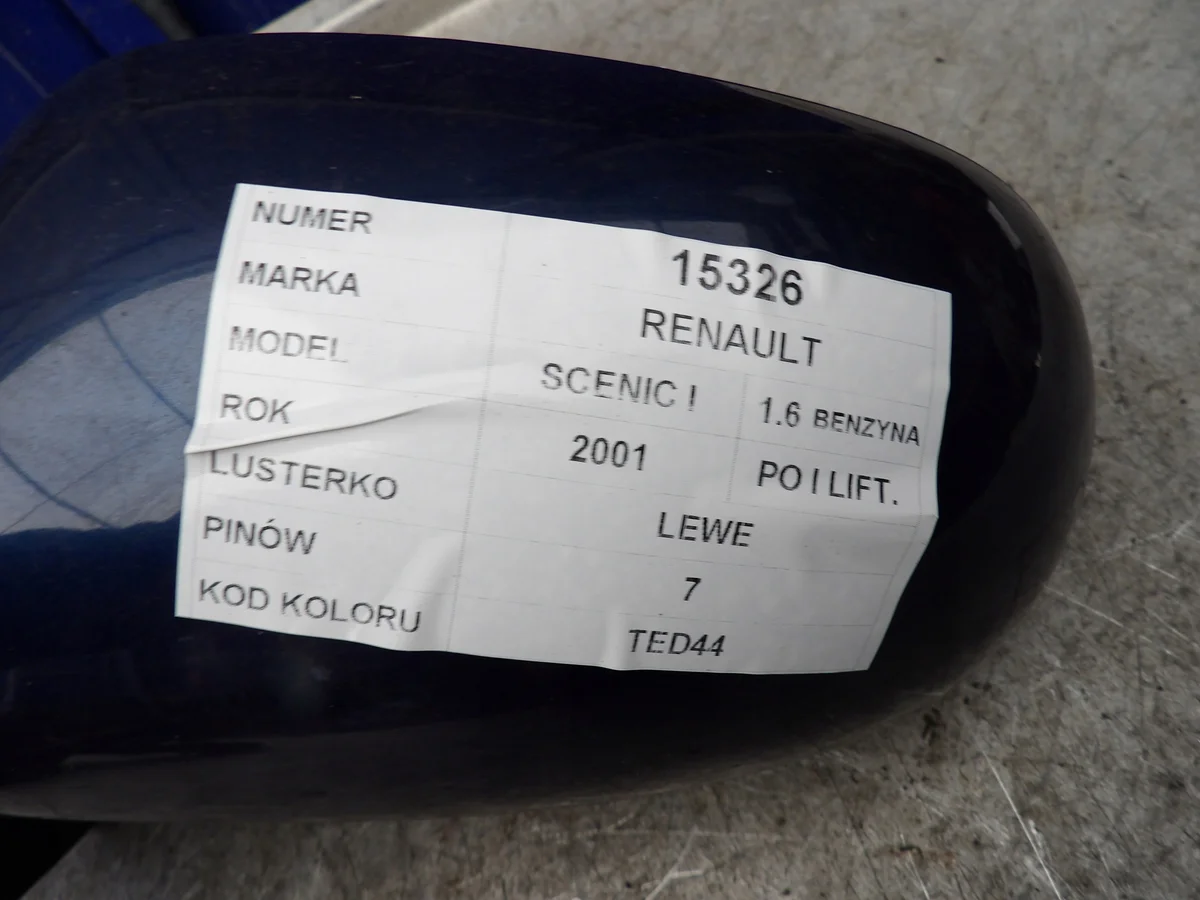 Peili Renault Scenic I vasen 9611090 image 4