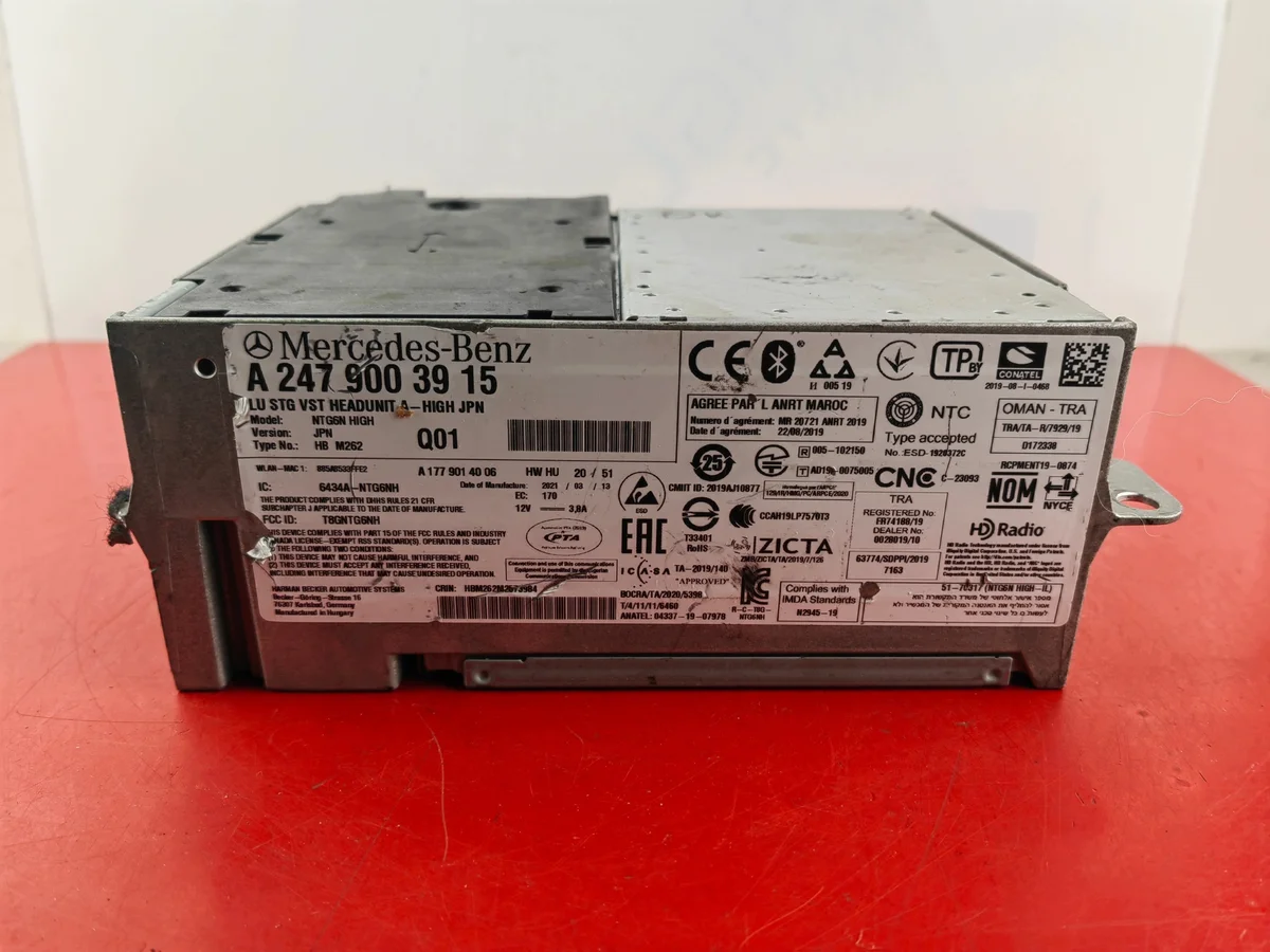 Mercedes-Benz W247 Navigation Multimédia NTG6 A2479003915
