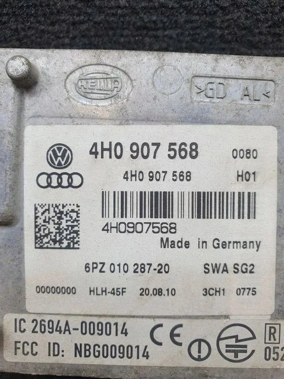 RADAR Audi A8 S8 D4 4H 4H0907568 image 5