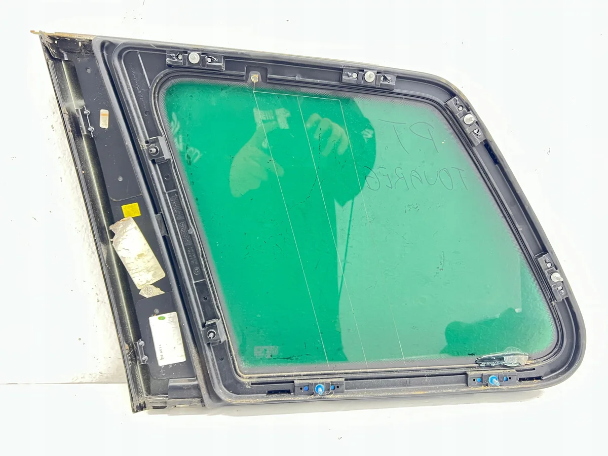 Fenster Glas Rechts Hinten VW Touareg 7L6845298 image 6