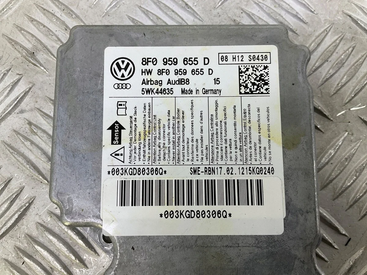 Centralina airbag Audi A5 8F0959655D image 4