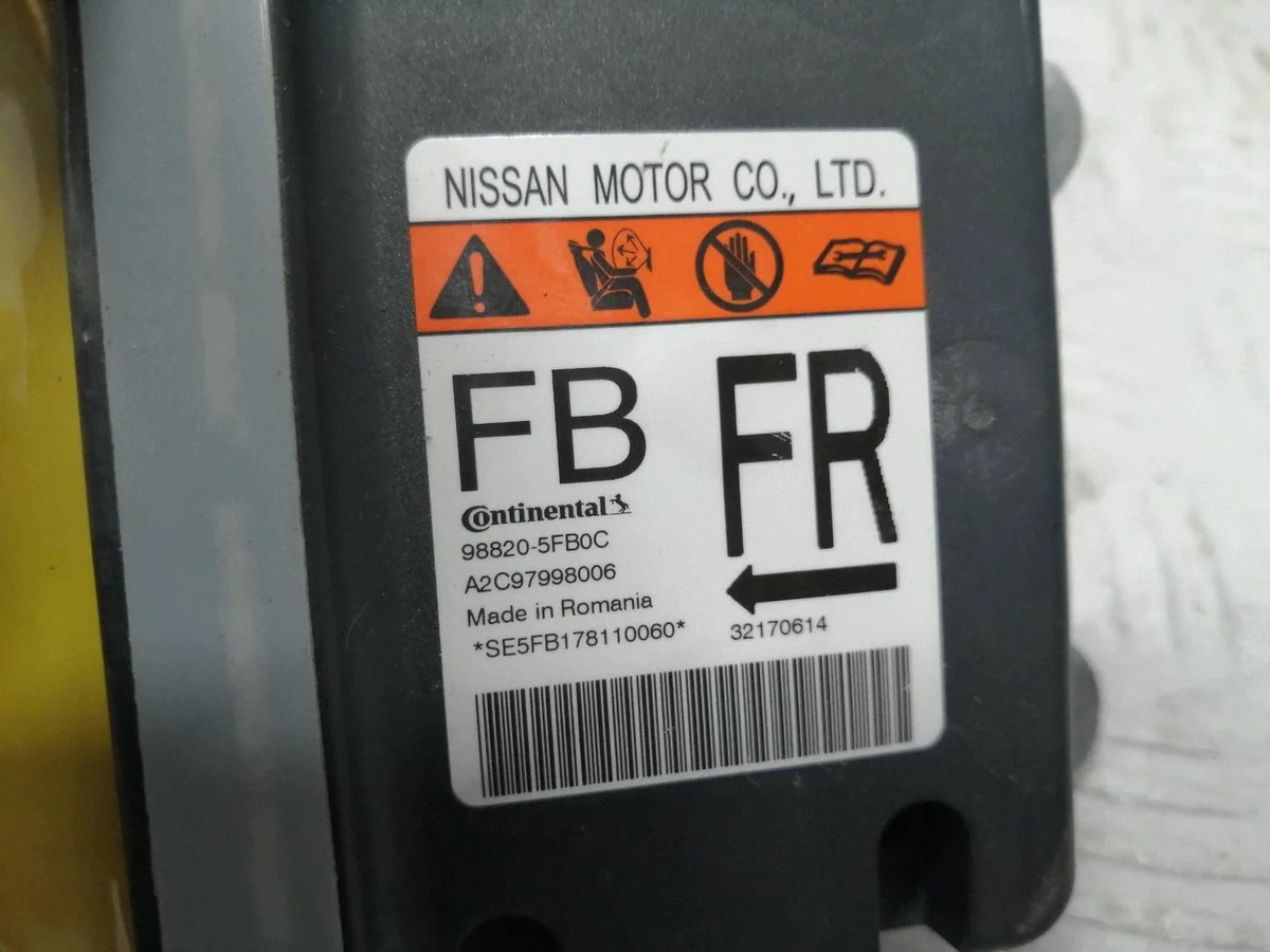 Sensor Airbag Nissan Micra K14 988205FB0C