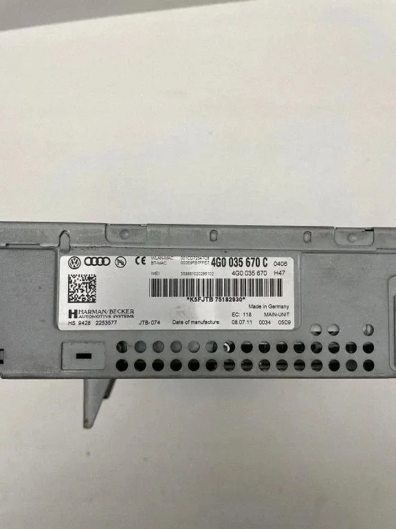 Unità MMI Audi 4G0035670C image 6