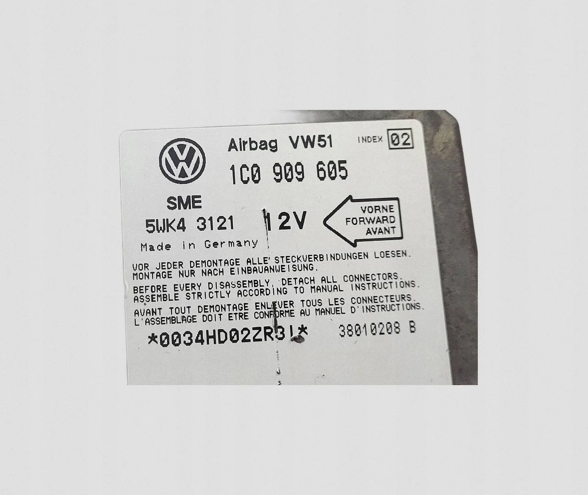 Centralina Airbag Ford Galaxy 1C0909605 thumbnail 7