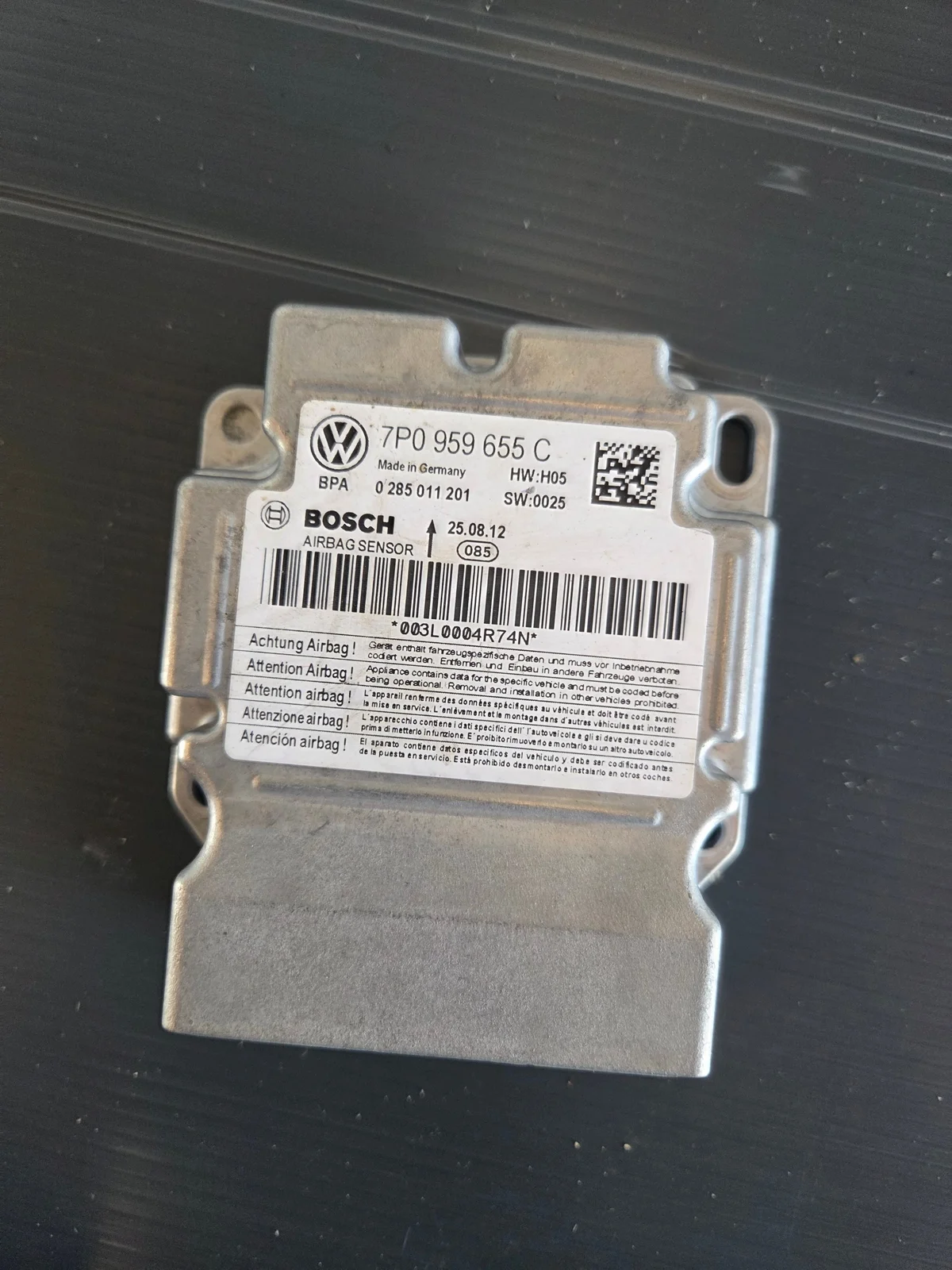 Calculateur Airbag VW Touareg II 7P 7P0959655C