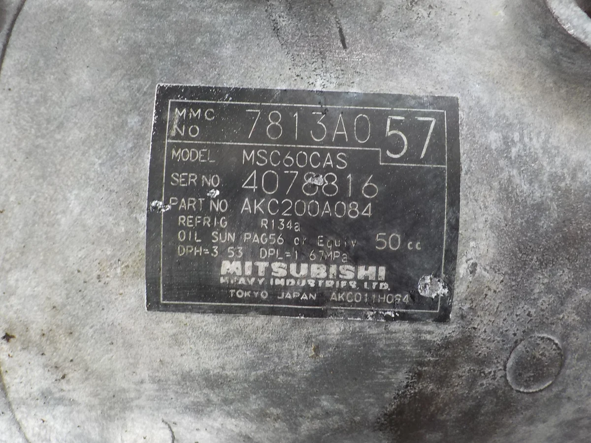 Airconditioning compressor Mitsubishi Lancer 7813A057 image 5