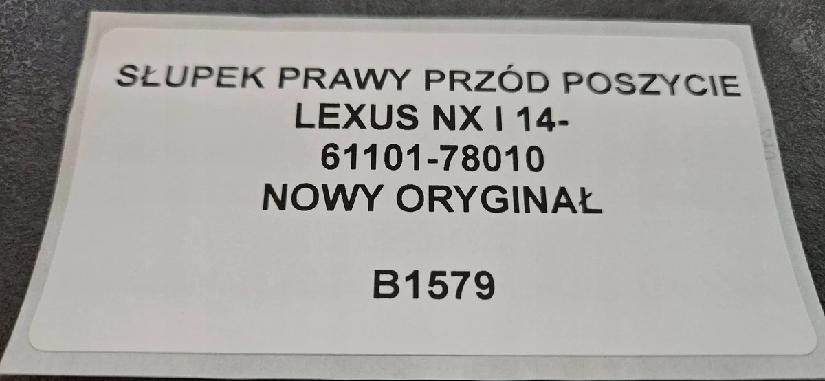 Panel lateral derecho Lexus NX 6110178010 image 6