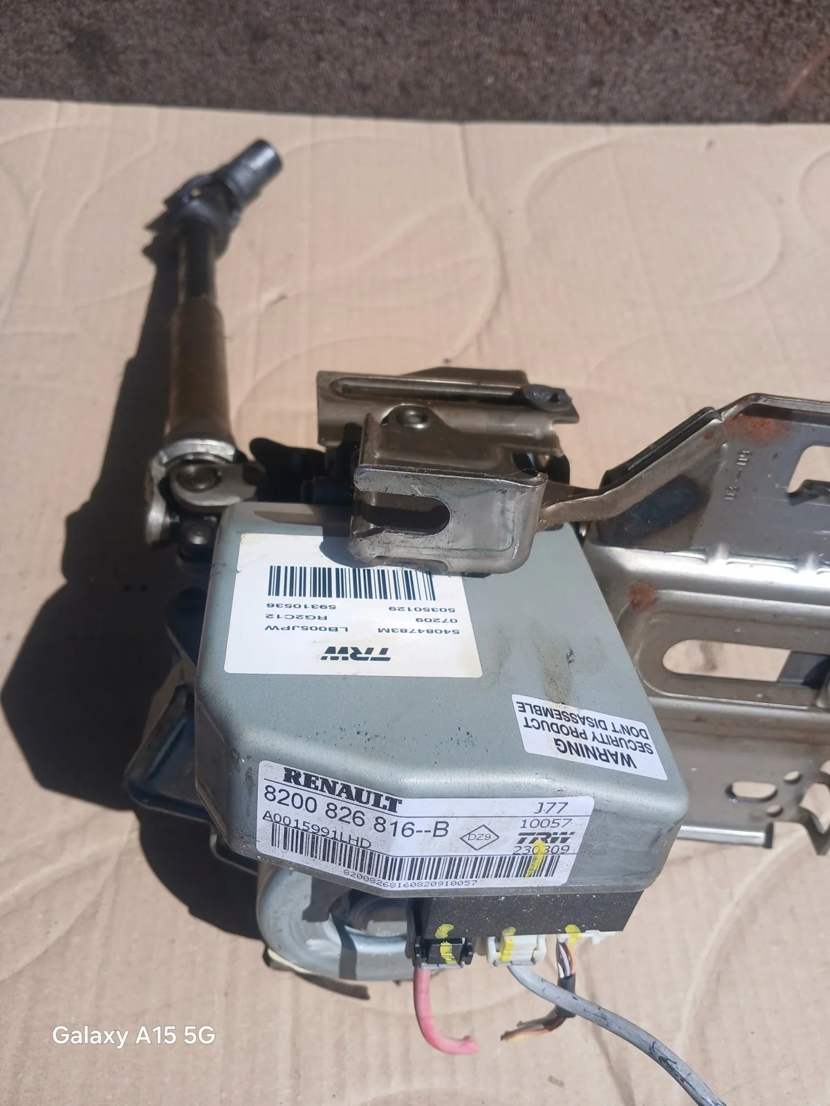 Columna dirección asistida Renault Modus 8200826816B image 3