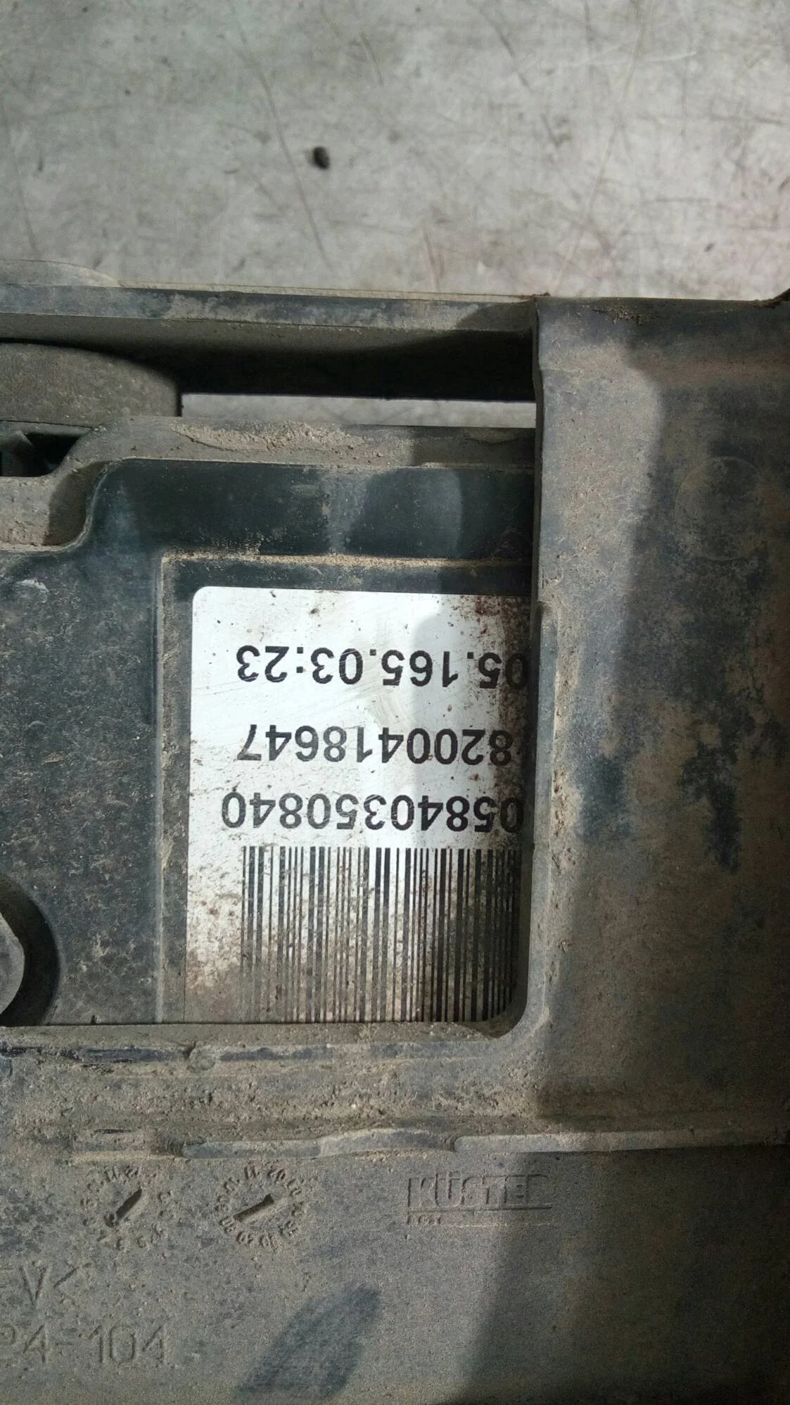 Electric Parking Brake Actuator Renault Scenic II 8200418647