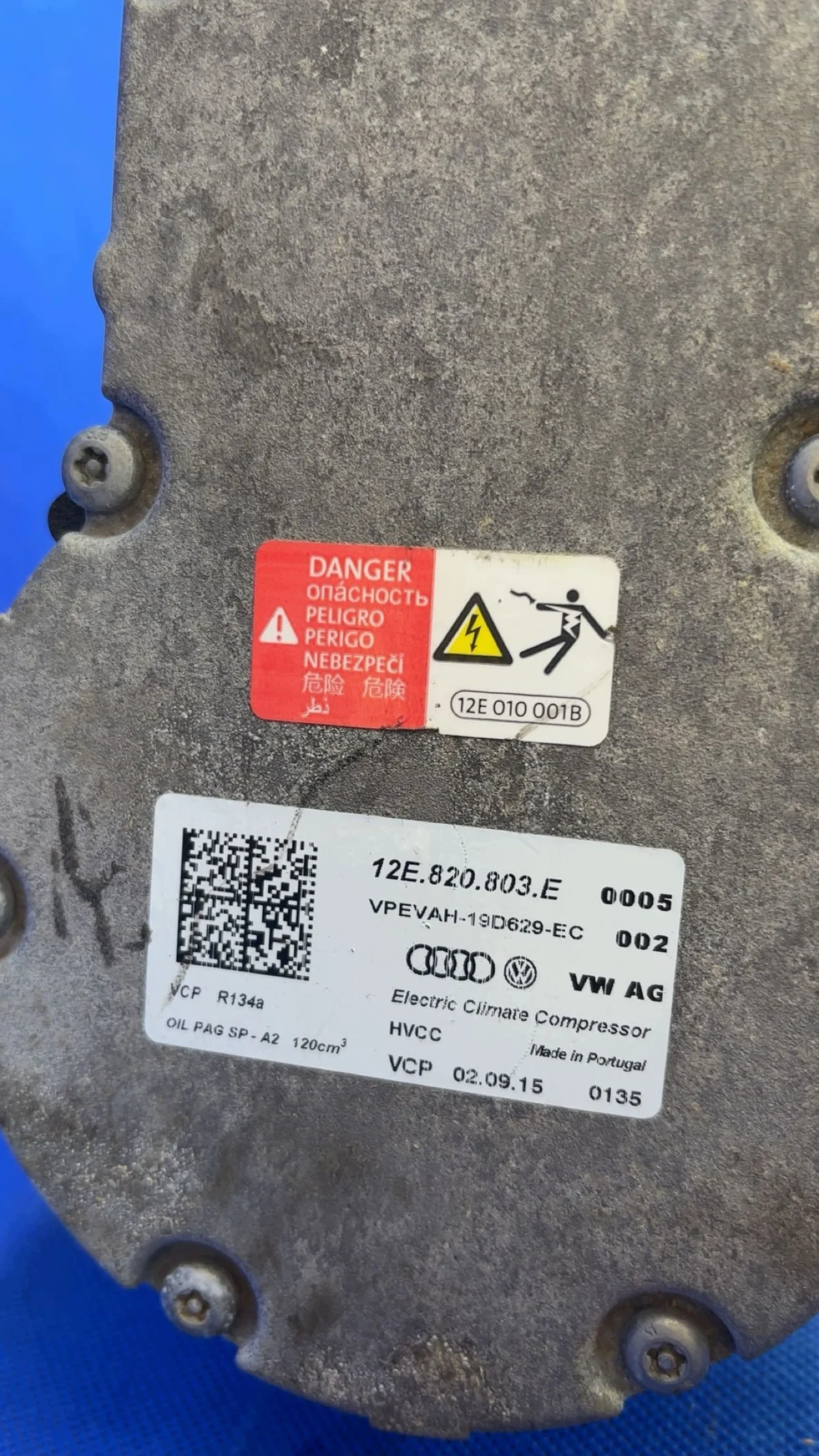 Klimakompressor Audi A3 8V 1.4 E-TRON 12E820803 image 6