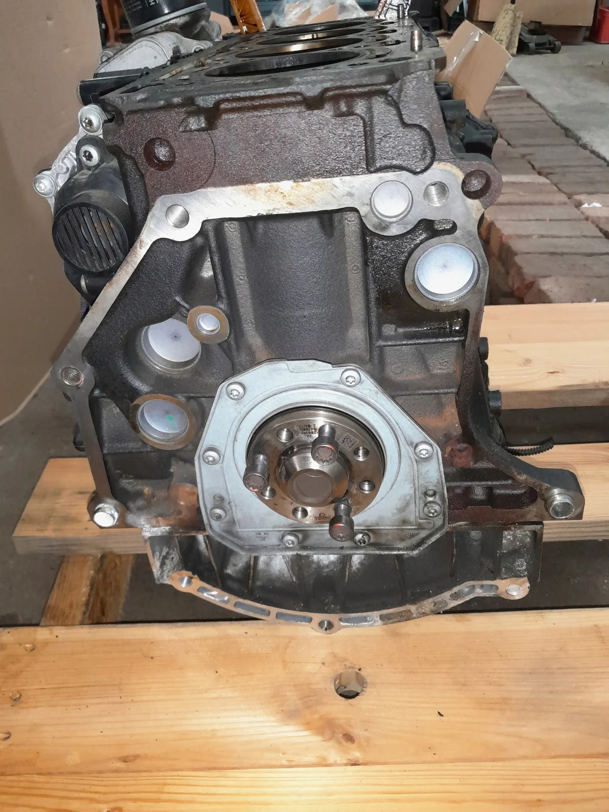 Motorblock mit Kurbelwelle 06H103021L VW Audi Skoda image 7