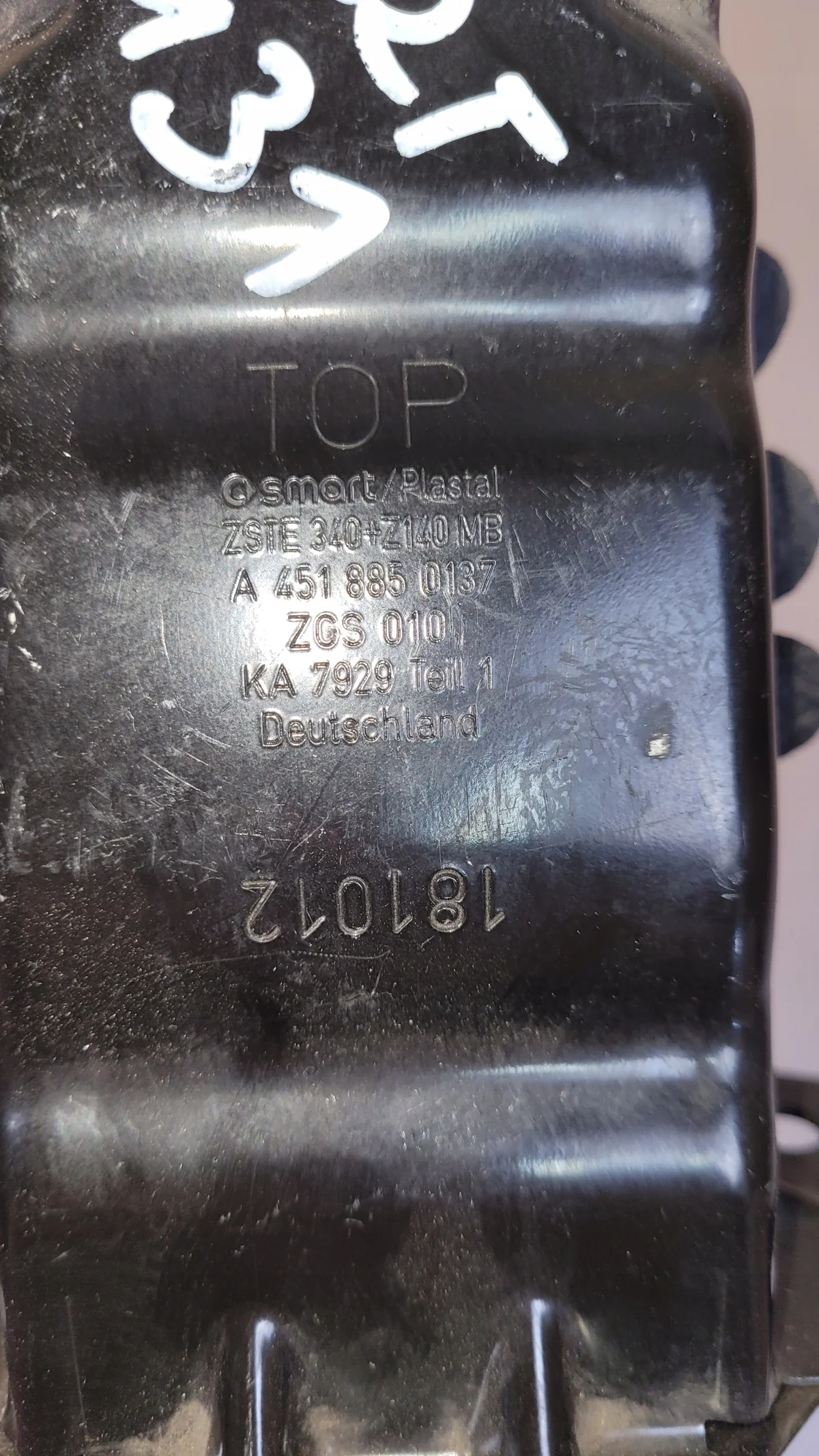 Amortisseur Pare-chocs Avant Smart Fortwo A4518850137 image 3