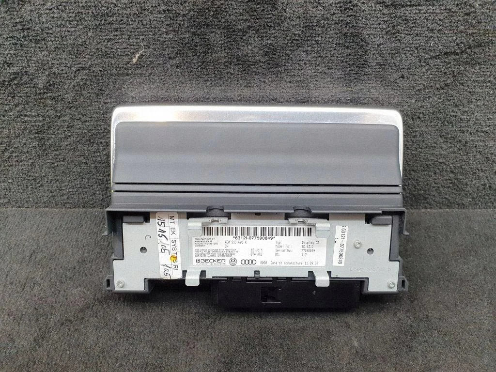 Display MMI Audi A8 D3 4E0919603K thumbnail 1