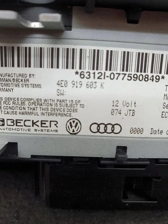Display MMI Audi A8 D3 4E0919603K thumbnail 6