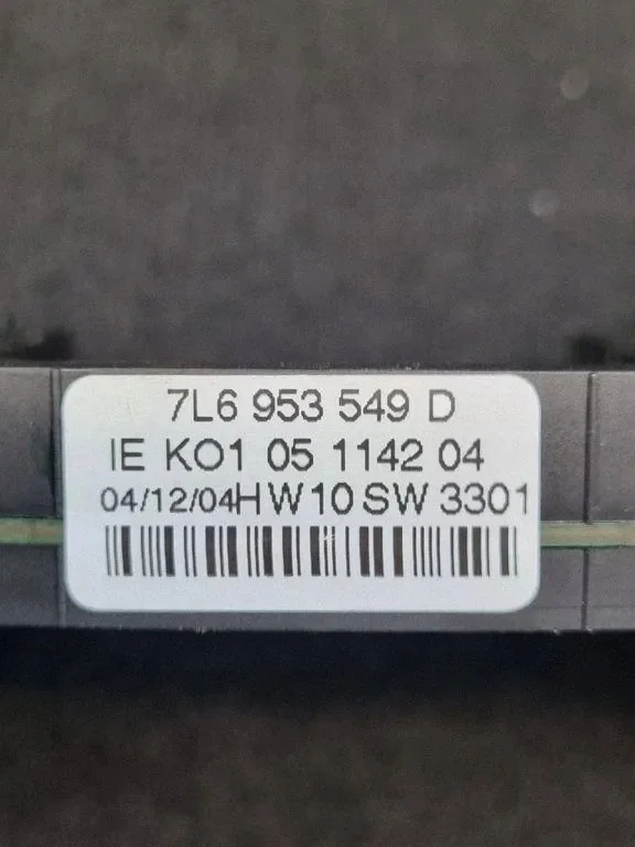 VW Touareg 7L Lenkwinkelsensor 7L6953549D thumbnail 8