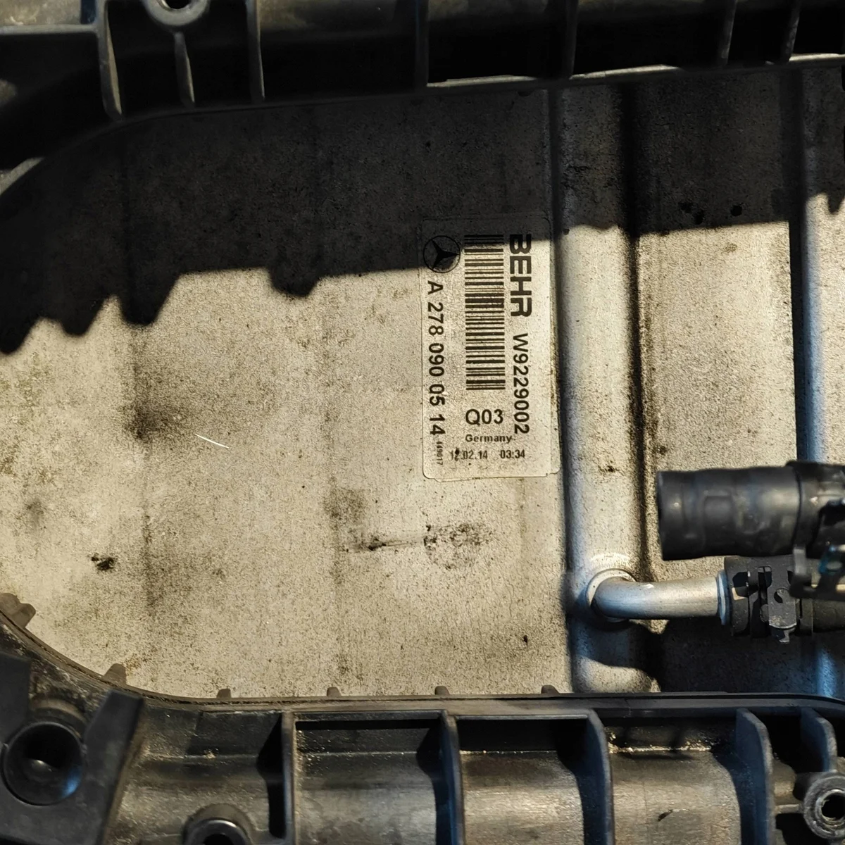 Saugrohr A2780980807 Mercedes-Benz M278 thumbnail 4