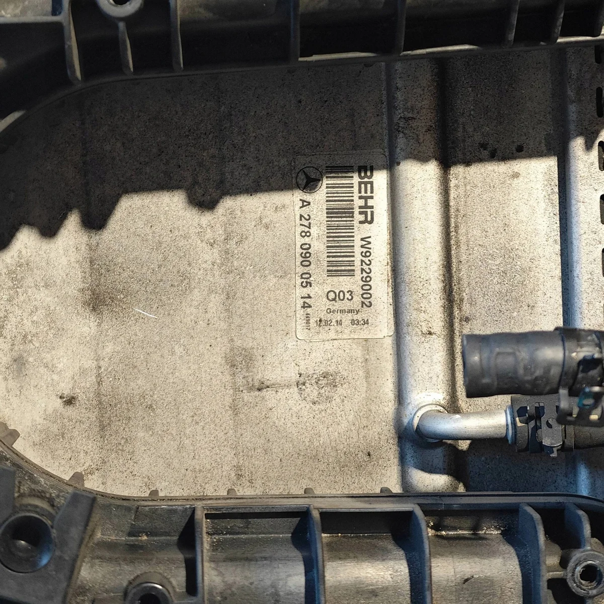 Saugrohr A2780980807 Mercedes-Benz M278 thumbnail 5
