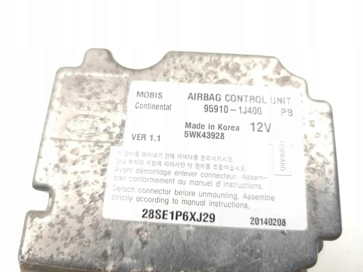 Unidade Airbag Hyundai i20 95910-1J400 image 7