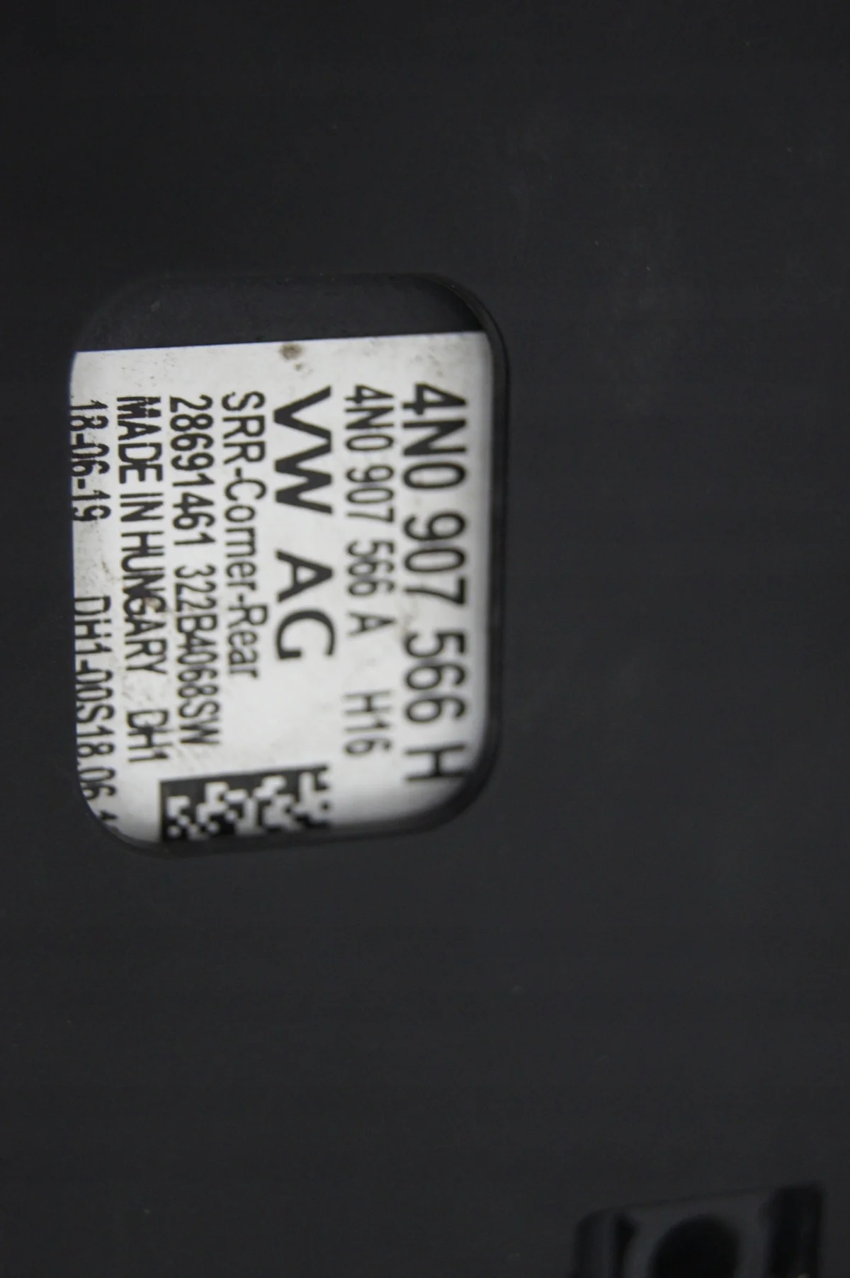 Blind Spot Radar Module Right Rear Audi A6 C8 4N0907566H image 5