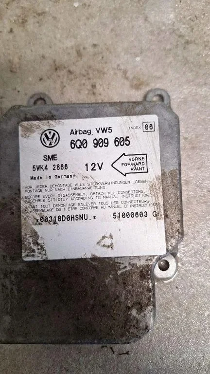 Airbag Steuergerät Volkswagen Sharan 6Q0909605 thumbnail 4