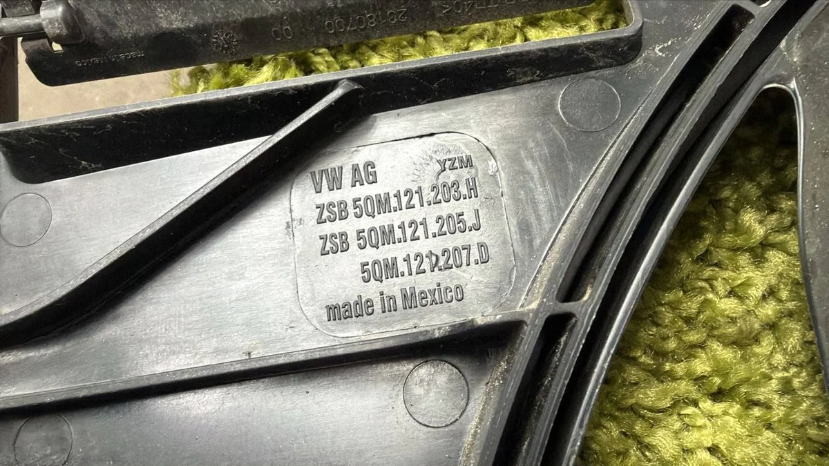 Ventilador Caixa Radiador VW Tiguan Golf Jetta 5QM121203H image 4